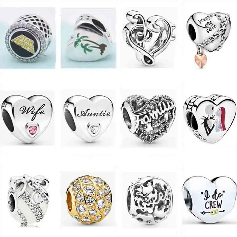 

PDB ZZ 53 s925 Sterling Silver dazzling Charm Beads suitable for original Bracelet Sterling Silver 925 jewelry.