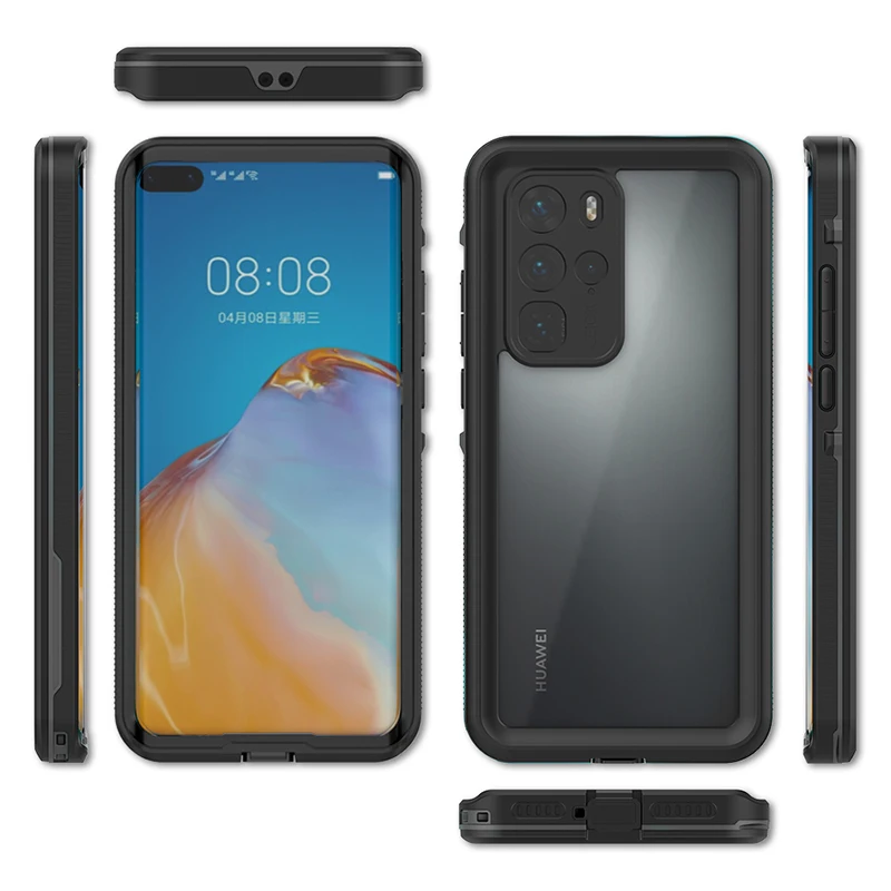 Подводный чехол Leanonus для Huawei P40 Pro противоударный водонепроницаемый дайвинга P20 P30