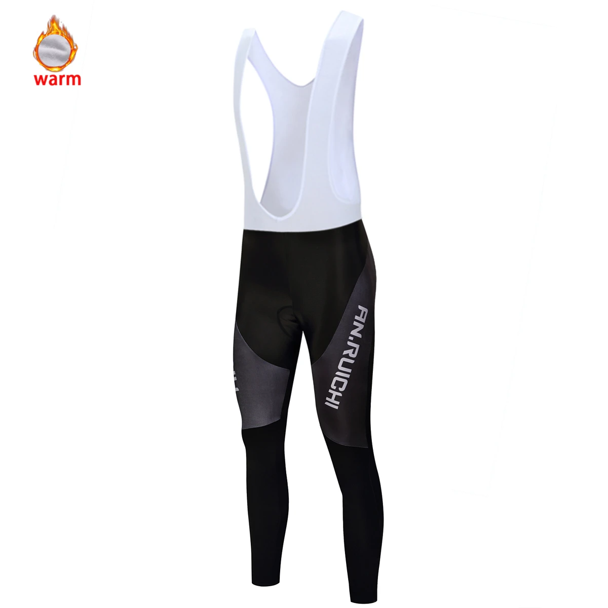 bib pant Blusas Mujer De Moda зимний термальный флис Велоспорт Джерси наборы мужская с длинным рукавом MTB велосипед одежда Спортивная футболка - Цвет: bib pant