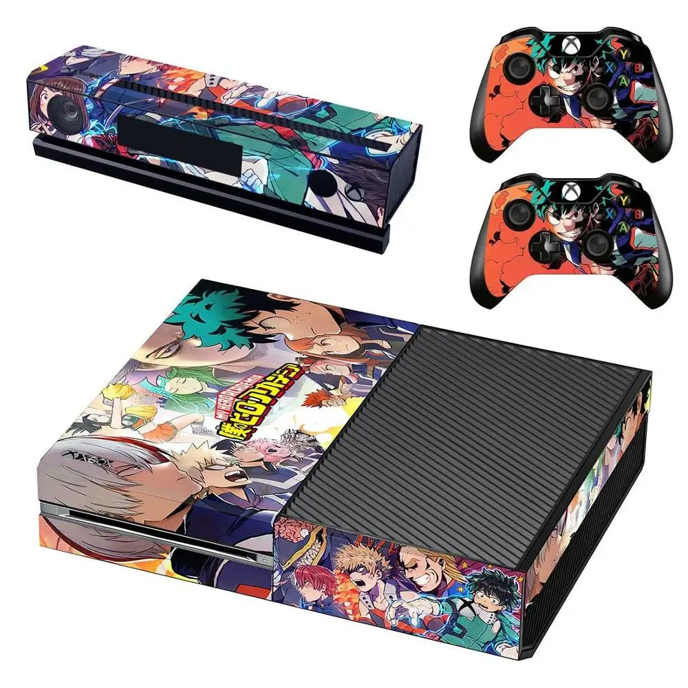 Наклейка для кожи My Hero Academy полное покрытие для консоли Xbox One& Kinect& 2 контроллера для Xbox One Skins sticker s
