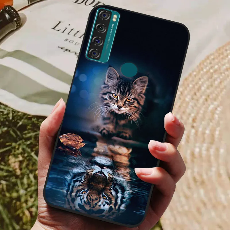 For TCL 20 SE Case Soft Silicone Phone Back Cover For TCL 20 SE TCL20SE TCL20 20SE Cases Coque for TCL 20SE  Fundas bumper Shell designer phone pouch Cases & Covers