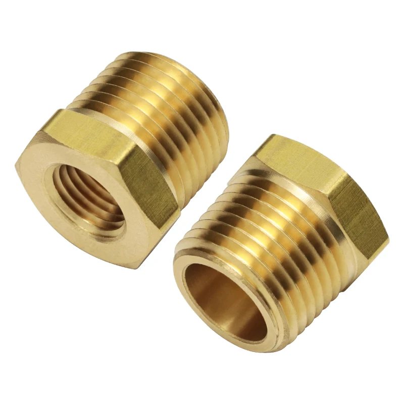 2 шт. 1/4 &quotx1/8&quot 3/8 &quotx1/4&quot 1/2 &quotx3/8&quot NPT Male to фитинг для труб из латуни с