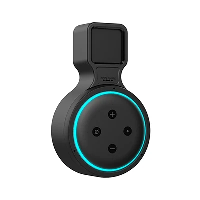 Black Echo Dot 3rd настенный держатель Стенд Вешалка чехол компактное решение для вашего умного дома динамик Amazon Alexa Echo Dot 3 - Color: Black