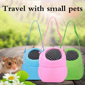 

Small Pet Carrier Rabbit Cage Hamster Chinchilla Travel Bag Warm Bags Breathable Carry Pouch Packing Cube Pet Outdoor Handbag