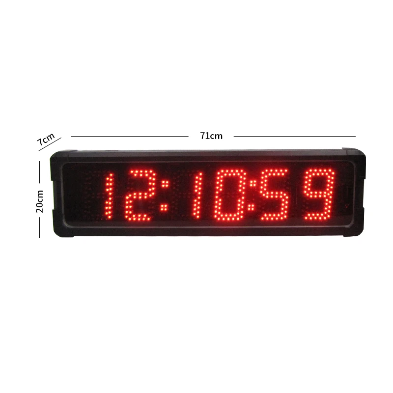 Double-sided outdoor 5"  large led stopwatch time display waterproof LED countdown timer clock digital sports race timing clock 4