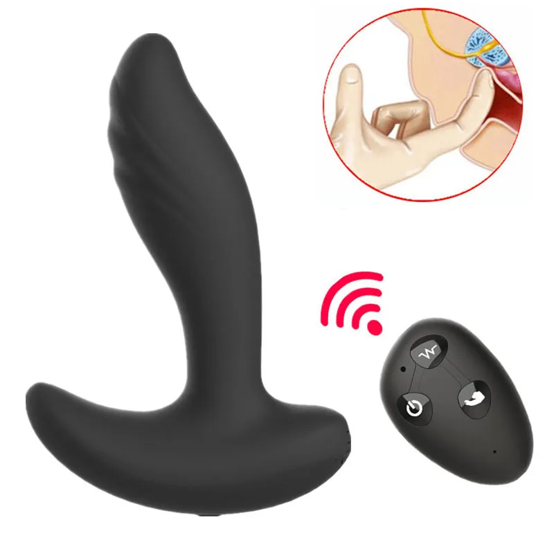 Wireless Remote Control Anal Vibrator Tickling Male Prostate Massager vibrating Butt Plug Masturbators Sex Toys For Men Gay | Красота и