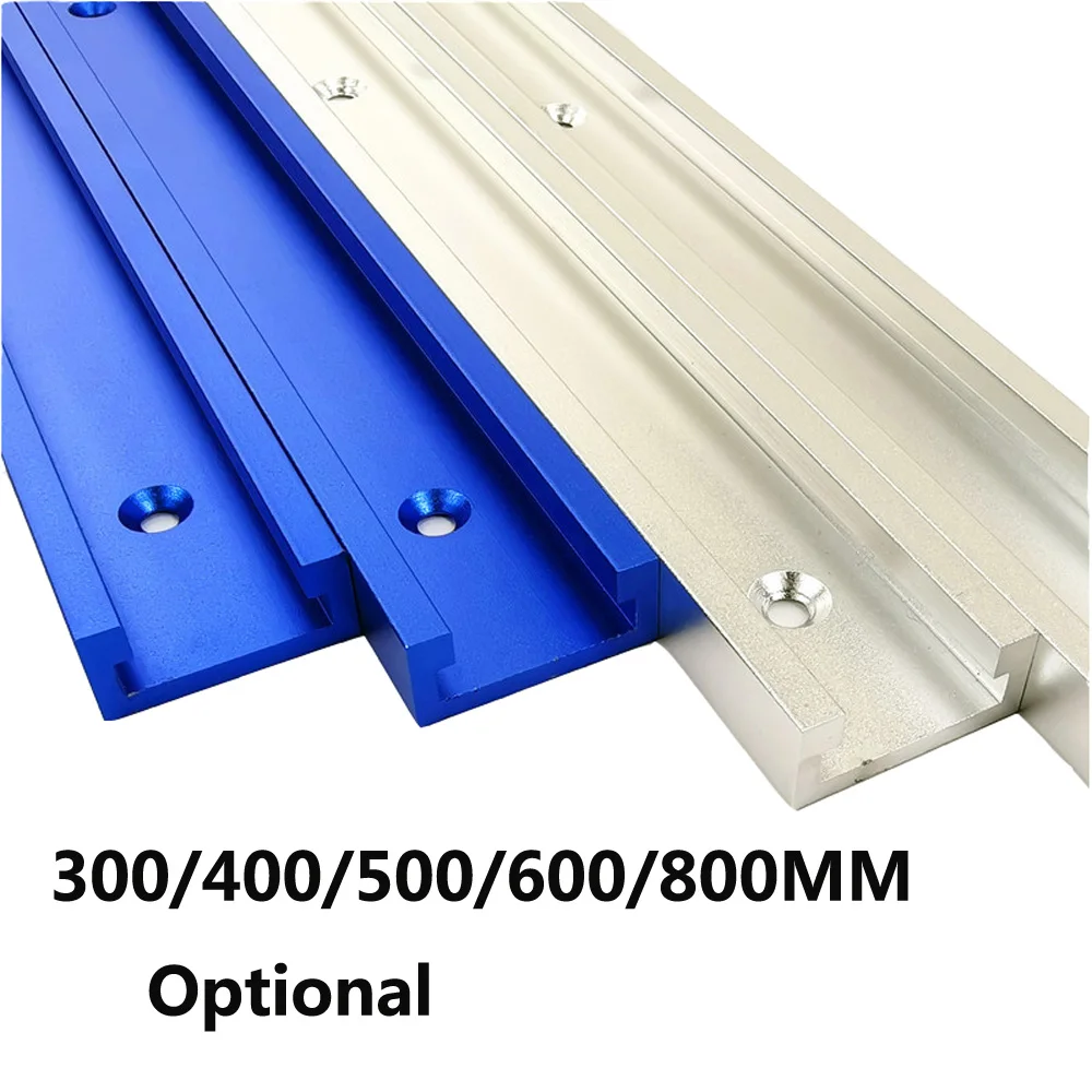 

30 Type T Track Aluminium Woodworking T-slot Miter Track Jig Miter Track Stop for Router Table Bandsaws DIY Tools 300-800MM
