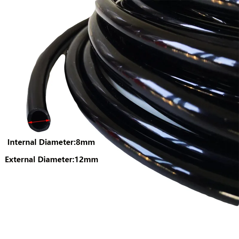 5 Meters 8/12mm Diameter Flexible pipe Silicone Rubber Hose Silicone Tube