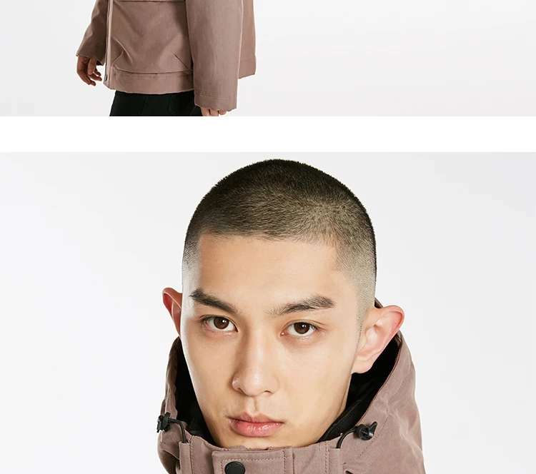 JackJones Мужская короткая парка с капюшоном куртка с подкладом мужская одежда 218409516