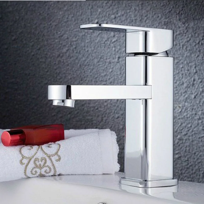 

Abba Plumbing Manufacturers Wholesale Square Basin Faucet Bathroom Basin Hot And Cold Faucet New Style Can Be Mixed Batch