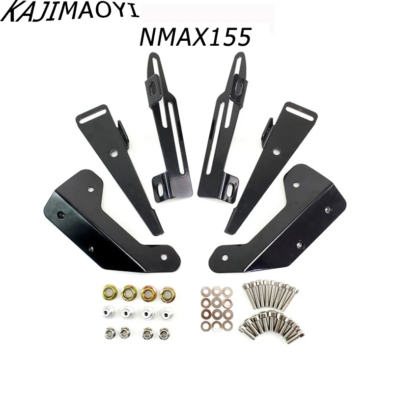 KAJIMAOYI Мотоцикл CNC NMAX кронштейн заднего вида для Yamaha NMAX155 150 15- боковые заднего вида держатель зеркала фиксированный стент держатель