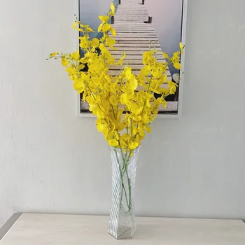 

Explosion Models 5 Fork Oncidium Dancing Orchid Artificial Flower Wedding Household Model Room Decoration Artificial Flower Flow