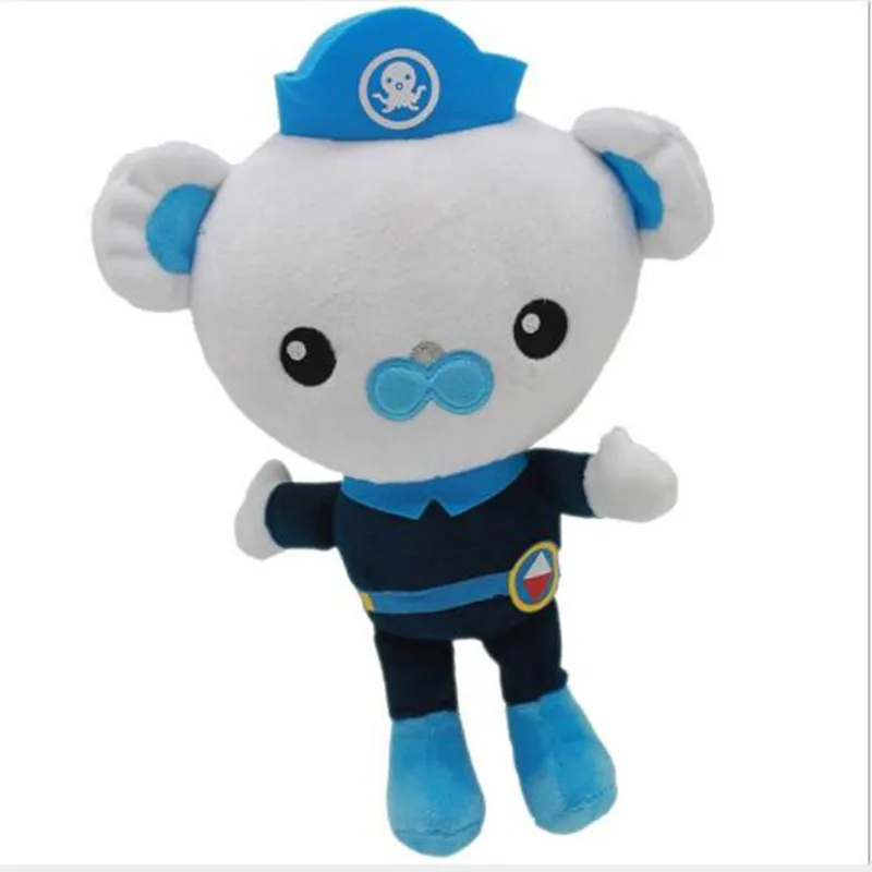 3 шт./лот Octonauts плюшевые игрушки, забавные 25 см аниме песо Kwazii капитан Barnacles мягкие плюшевые игрушки-животные игрушки для детей