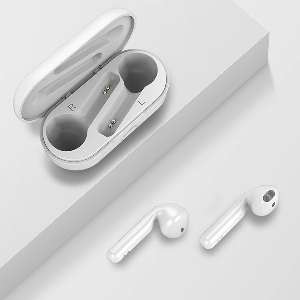 KISSCASE 5,0, Bluetooth наушники для iPhone, samsung, оригинальная Спортивная bluetooth гарнитура для Xiaomi, huawei, наушники с шумоподавлением - Цвет: Белый