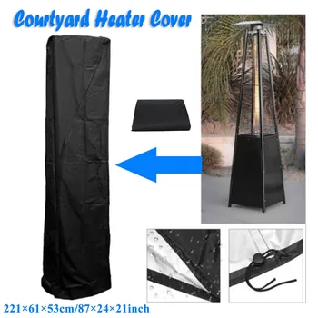 

top selling in 2020 Outdoor Heater Dirty Cover Waterproof Cover Square Waterproof Cover Black Support Wholesale and Dropshipping