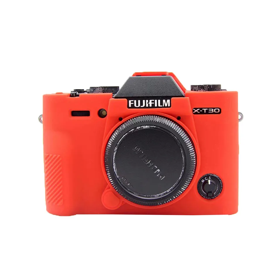 CAENBOO для Fujifilm XT-30, сумка для камеры, мягкий силиконовый резиновый защитный чехол для тела, чехол для Fuji XT30 XT-30, черная цветная сумка