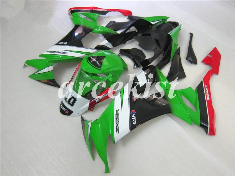 New ABS motorcycle fairings kit set Fit for kawasaki Ninja ZX-10R zx10r 10r 2009 2009 2010 08 09 10 custom Free Green red black