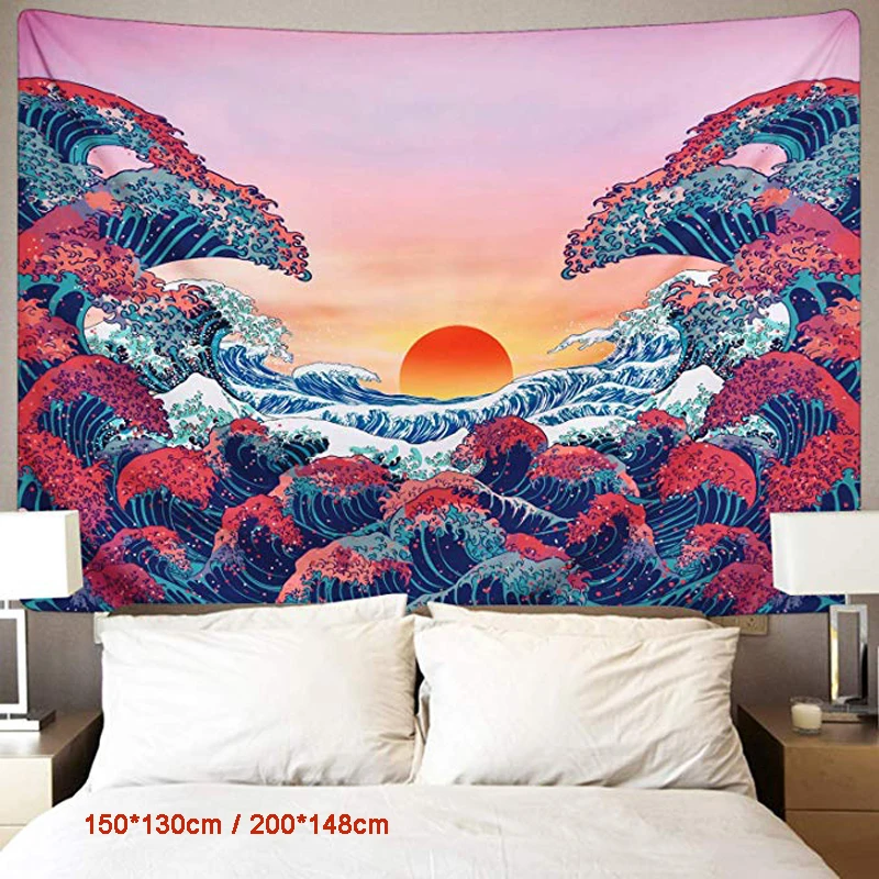 3D Factory Style Tapestry New Art Landscape Wall Hanging Living Room Home Decor