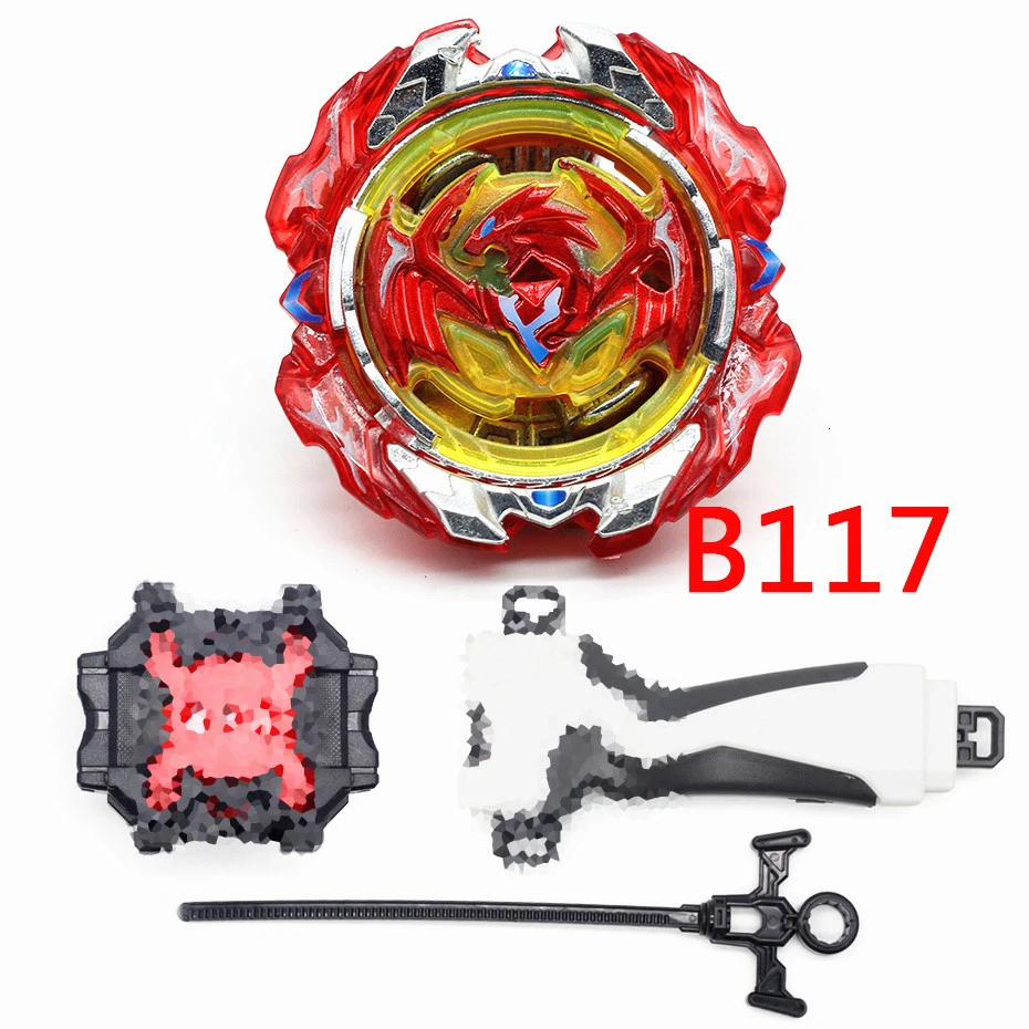 Топ Takara Tomy Beyblade Burst набор Beyblade игрушки стадион Арена пусковая установка Bey Blade Металл Fusion спиннинг Топ лезвие мальчик игрушка - Цвет: B117