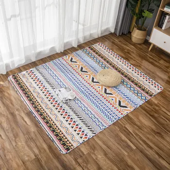

Cotton Quilted Floor Rugs Carpets For Home Living Room Bedroom Baby Kid Crawling Play Mat Large Size Sofa Area Washable alfombra