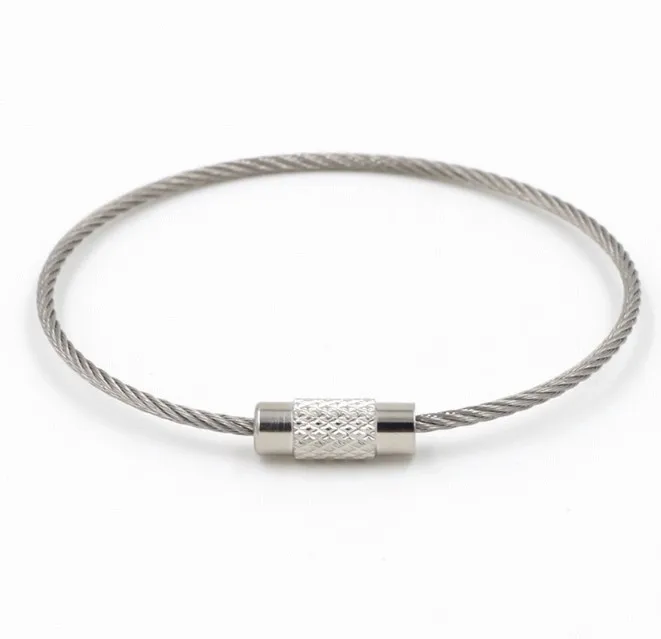 

Проволока из нержавеющей стали брелок колцо для ключей, круглая веревка для ключей, инструменты для выживания, оборудование для кемпинга, 5000 шт.