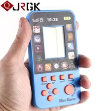 20 шт. JRGK портативная игровая консоль Tetris мини-игра портативная Детская Классическая игра для детей развивающие игрушки игры