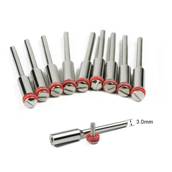 

New 10Pcs/Set 3.0Mm Handle/Steel Screw Mandrel Shank Cutter-Off Holder Rotary Accessories Tools