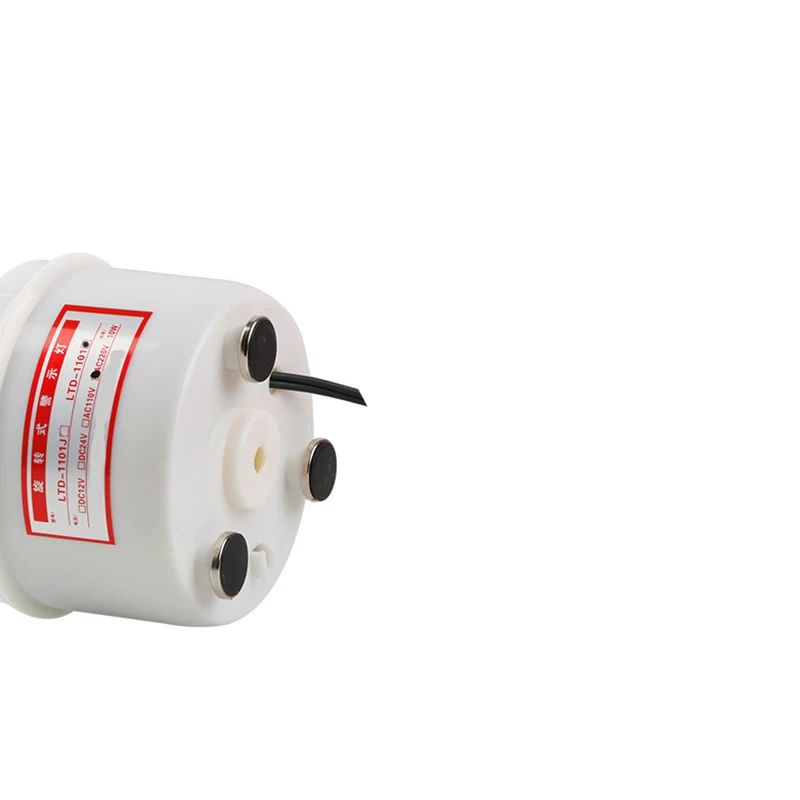 Магнитный кронштейн AC110V 220V DC12V 24V вращающаяся сигнальная лампа, светильник, наружная сигнальная лампа, 100 дБ звук