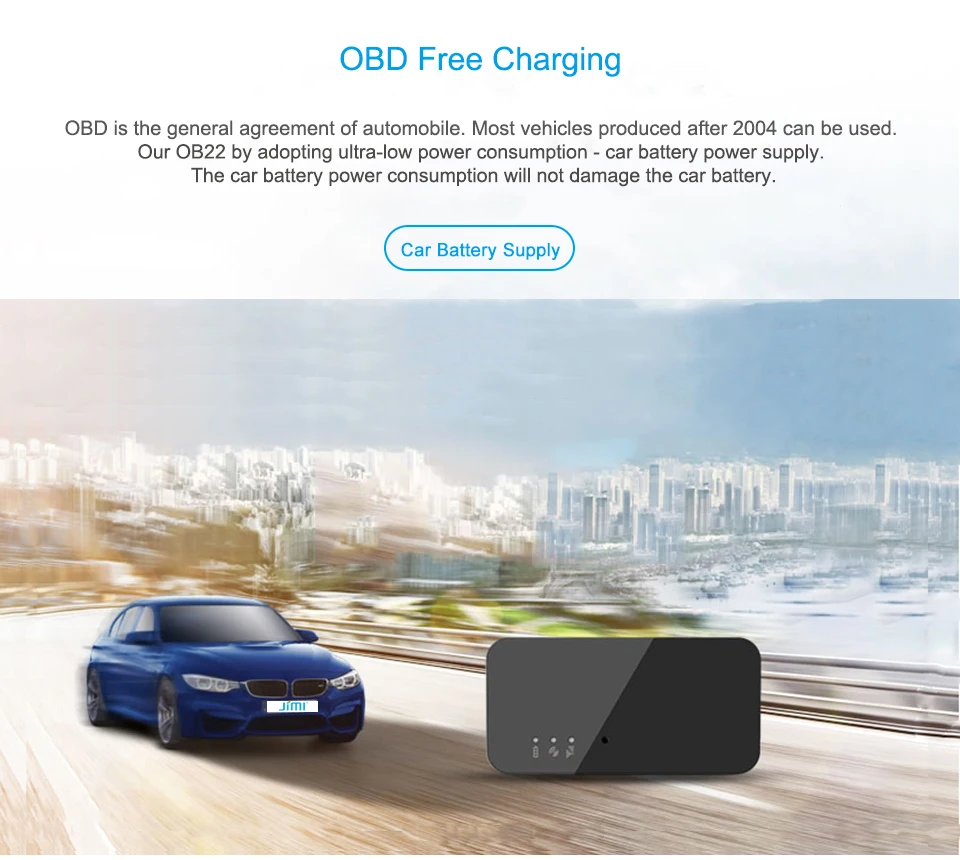 Ob22 plug & play obd gps tracker