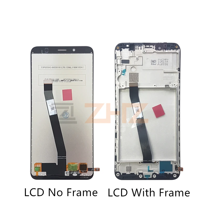 Для Xiaomi Redmi 7A ЖК-дисплей кодирующий преобразователь сенсорного экрана в сборе с рамкой 10 сенсорный 7a экран Замена запасных частей