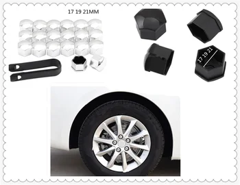 

17 19 21mm Car accessories 20Pcs tire nut bolt protection cap shape for Audi A4 Avant A4 Cabriolet A6L A8L
