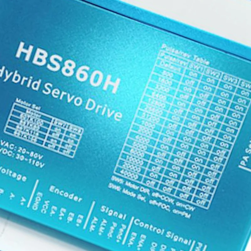 HBS860H замкнутый цикл шаговый двигатель контроллер сервопривод драйвер кодер