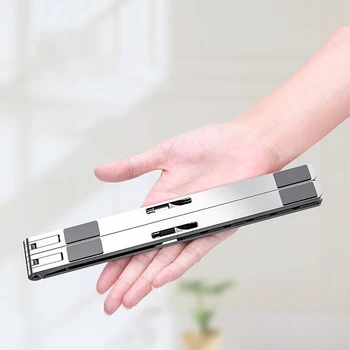 

Portable Height Adjustable Laptop Stand New Aluminum Alloy Computer Desk Bathroom Accessories Ipad Stand Foldable For Bed Sofa