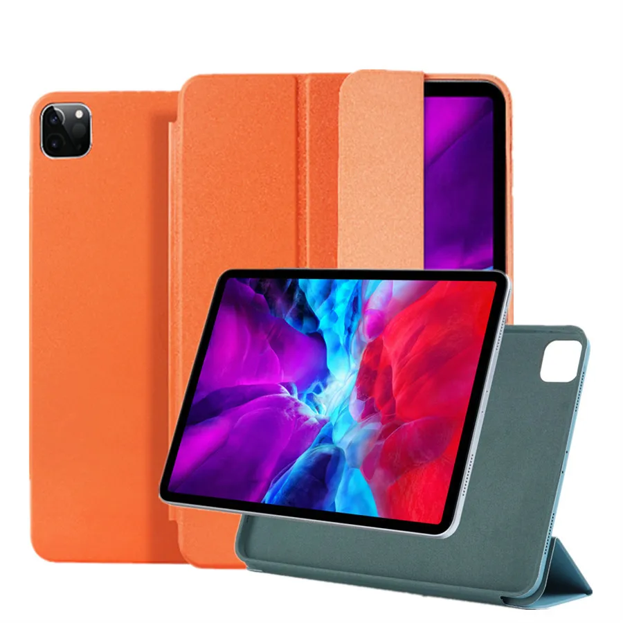 Новый чехол для планшета Ipad Pro 12 9 2020 тройная задняя крышка из ПУ 10 5 2 2018 pro 11 Обложка