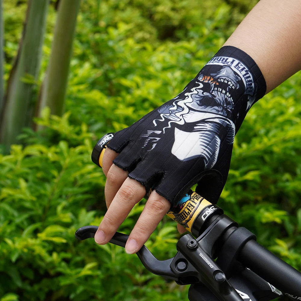 Chooee Sports Bike Gloves Anti-slip Gloves Half Finger Men Wome Breathable Anti-shock Glove Anti-sweat Fitness 3