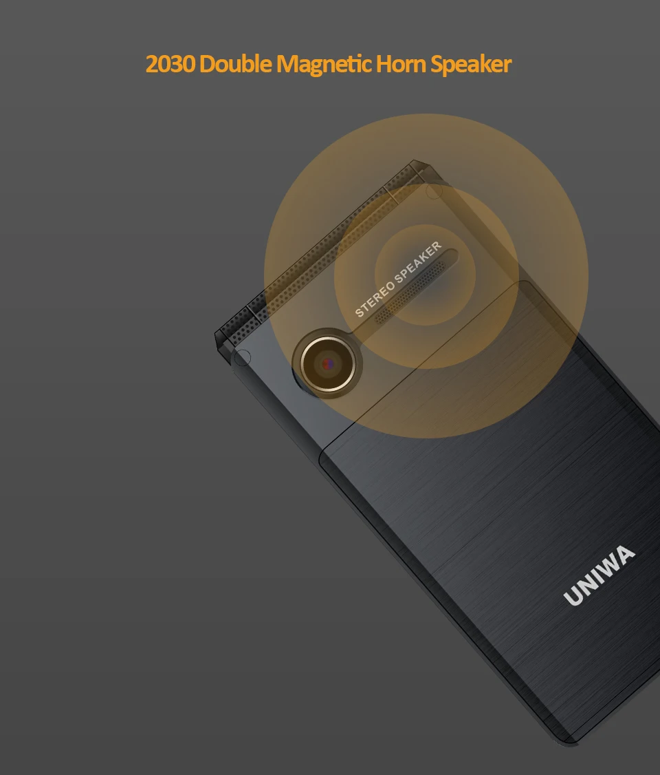 Раскладной мобильный телефон UNIWA X28 GSM большая кнопка две Sim карты FM радио русская