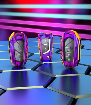 Custodia per chiave auto in lega di zinco per Toyota Auris Corolla Avensis Verso Yaris Aygo Scion TC IM 2015-16 Camry RAV4 accessori per auto - Custodia per chiave auto in lega di zinco per Toyota Auris Corolla Avensis Verso Yaris