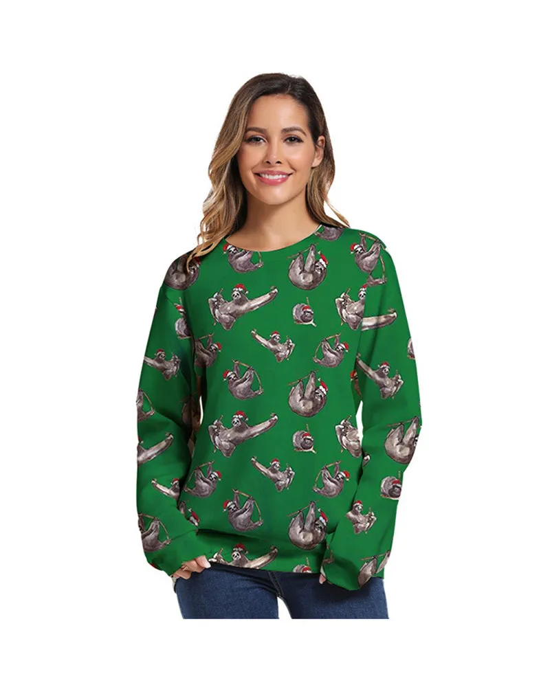 Для мужчин Для женщин уродливые Рождественский свитер для отдыха и вечеринок осень-зима свитера Топы; пуловеры для маленьких детей свитер с капюшоном для детей на Рождество