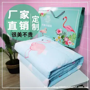 

New Style Washed Cotton Summer Blanket Printed Quilted Airable Cover Gift Summer Quilt Gift Quilt