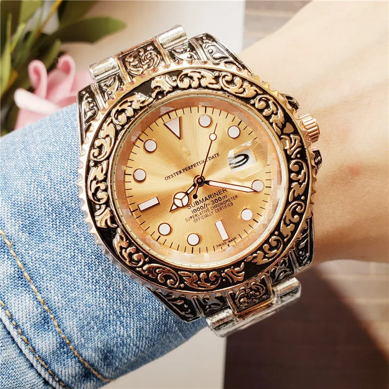 Мужские и wo мужские роскошные цветные кварцевые автоматические часы GMT с розовым сапфиром, стекло с керамическим краем, светящиеся часы relogio masculino