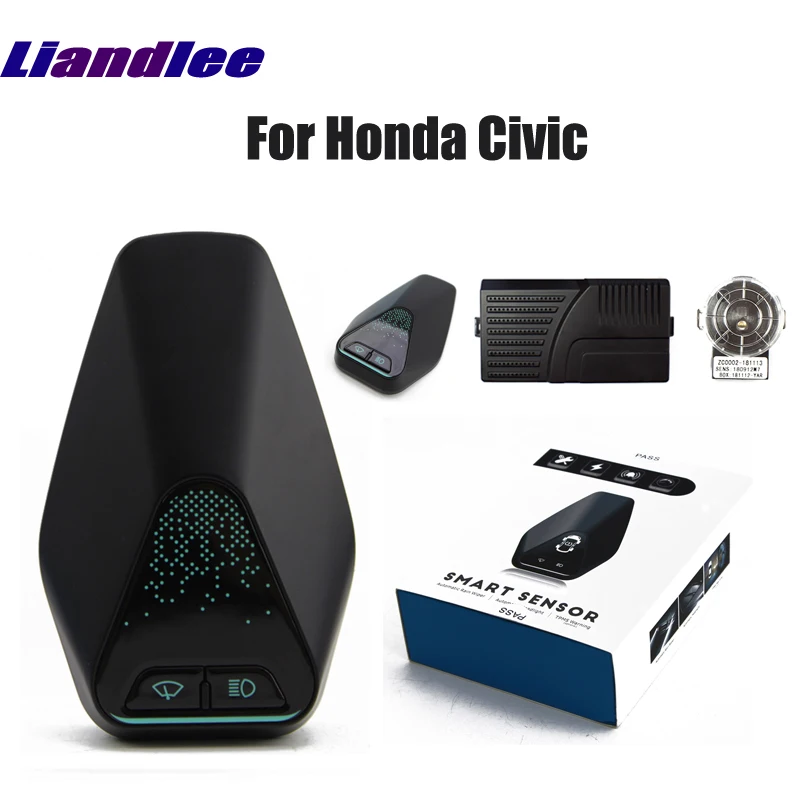 

Car Automatic Windscreen Rain Wiper Sensors Headlamps Headlight Sensor For Honda Civic 2016~2019 Smart Auto Driving Assistant