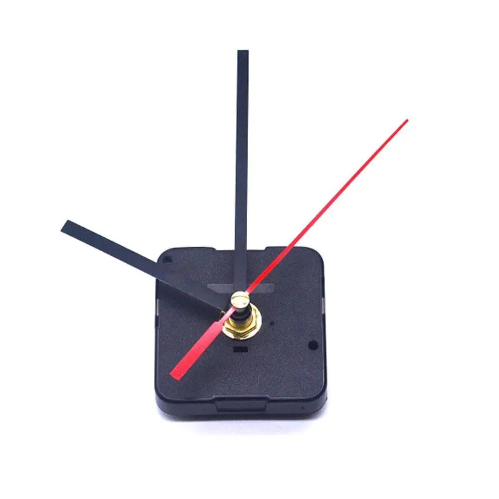 Red Black Silent DIY Clock Quartz Movement Mechanism Replacement Q9D6 Hands M0Y9 