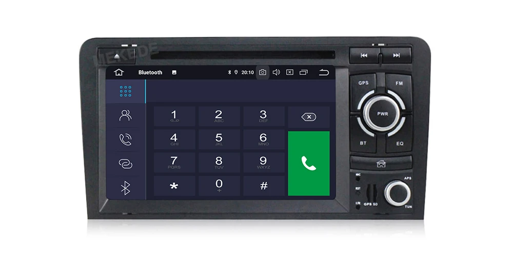MEKEDE Восьмиядерный 4 64G ips DSP автомобильный 2 DIN dvd-радио GPS плеер для Audi A3 S3 2003-2013 авто мультимедиа экран навигации
