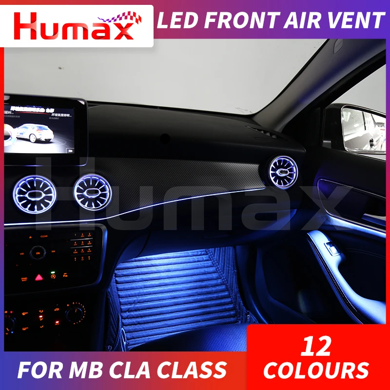 Светодиодный светильник с вентиляционным отверстием для автомобиля, светильник для Mercedes CLA class W117, синхронизированный светильник