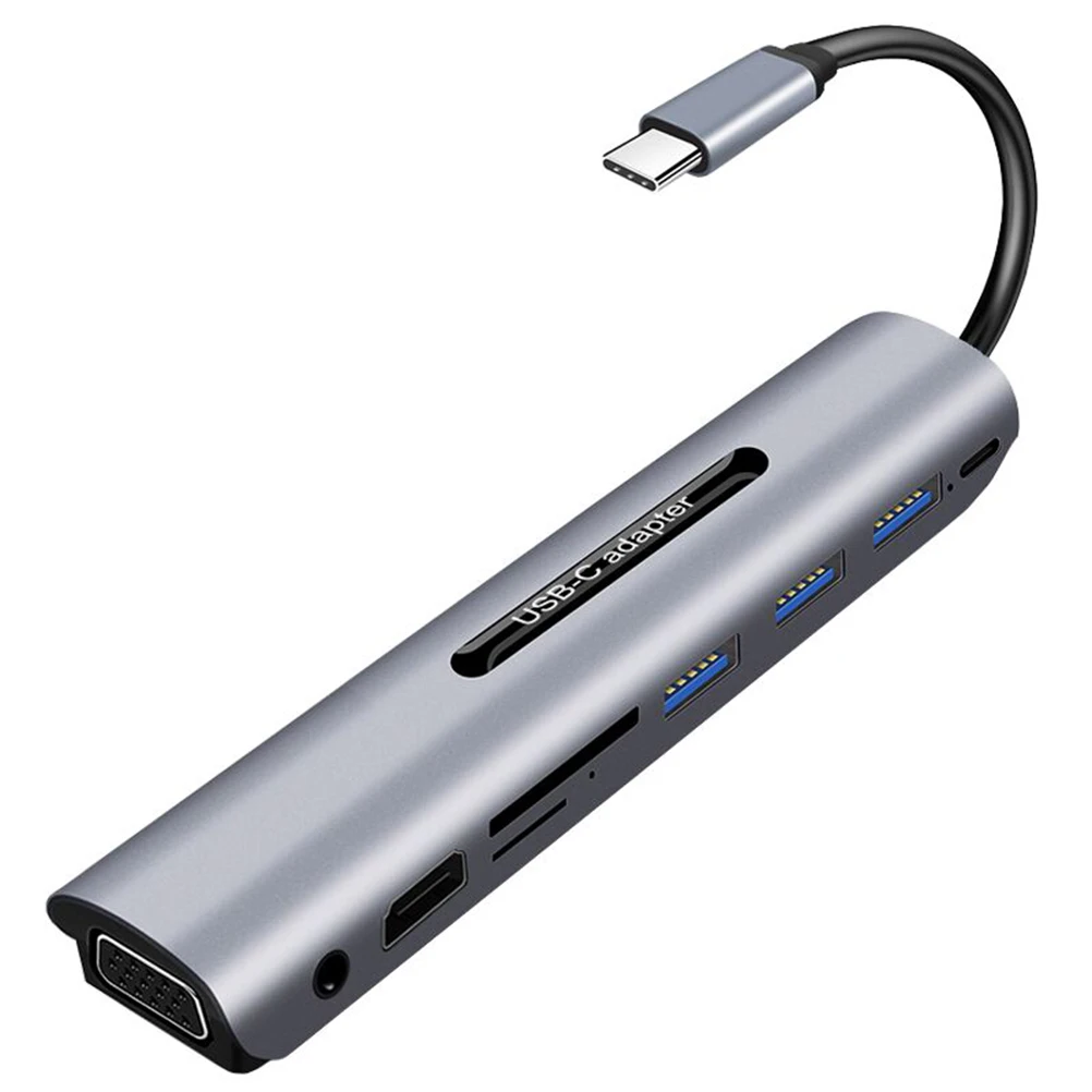 USB концентратор C концентратор для Мульти USB 3,0 Тип C HDMI адаптер док-станция для MacBook Pro Аксессуары USB-C Тип C сплиттер Поддержка TF DF концентратор