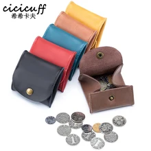 

2022 Coin Purse Leather Hasp Small Purse Coin Wallets Soft Split Leather Men Coin Purses Mini Storage Pocket Bag For Women & Men