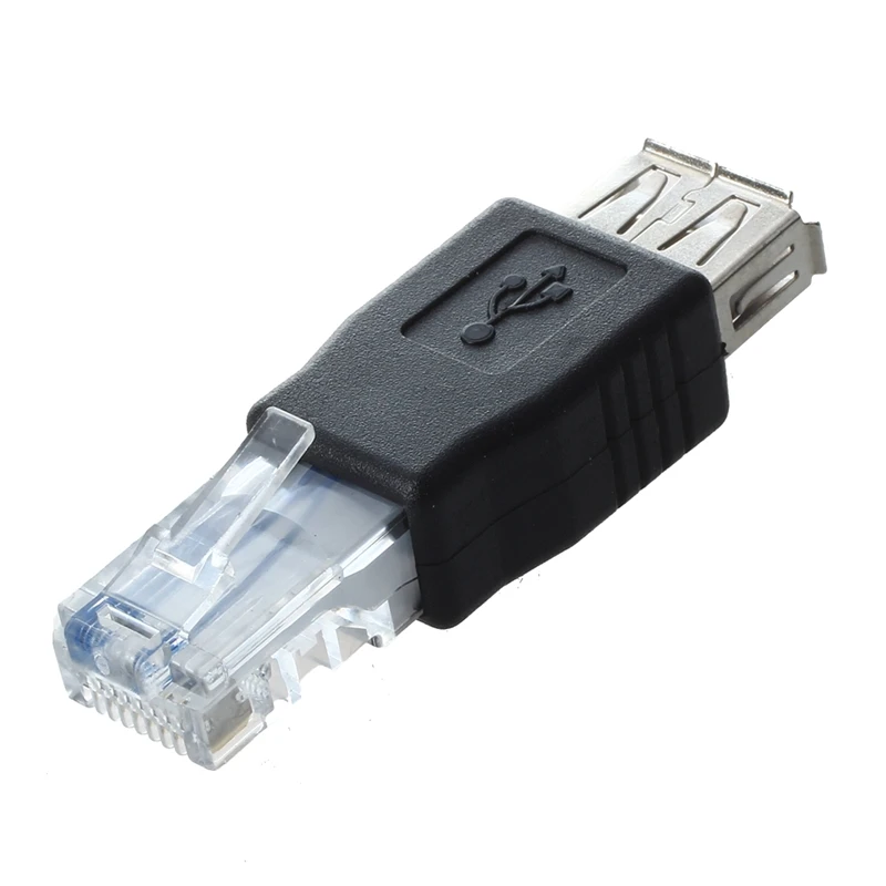 AAAE топ-мама USB-папа RJ45 8P8C адаптер разъем