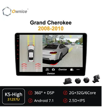 

Ownice 360 Panorama 6Core Android 7.1 Car DVD GPS ForJeep Grand Cherokee 2008 2009 2010 2011 2012 GPS Car Head Unit Radio 4G LTE