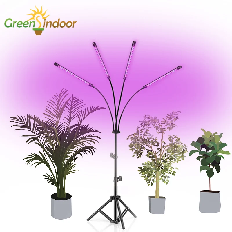 

USB Growing Lamp Full Spectrum Phyto Lamp For Indoor Seedlings Phytolamp For Plants Hydroponic Houseplants Light Timer Function
