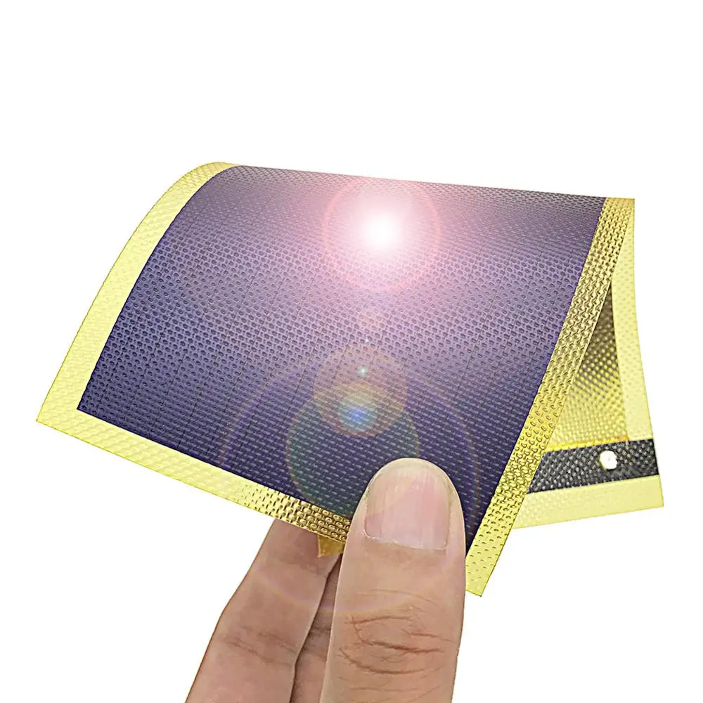 

flexible amorphous thin film solar panel celula solar flexivel placa solar Power Cells Battery sun charging 1W/1.5V